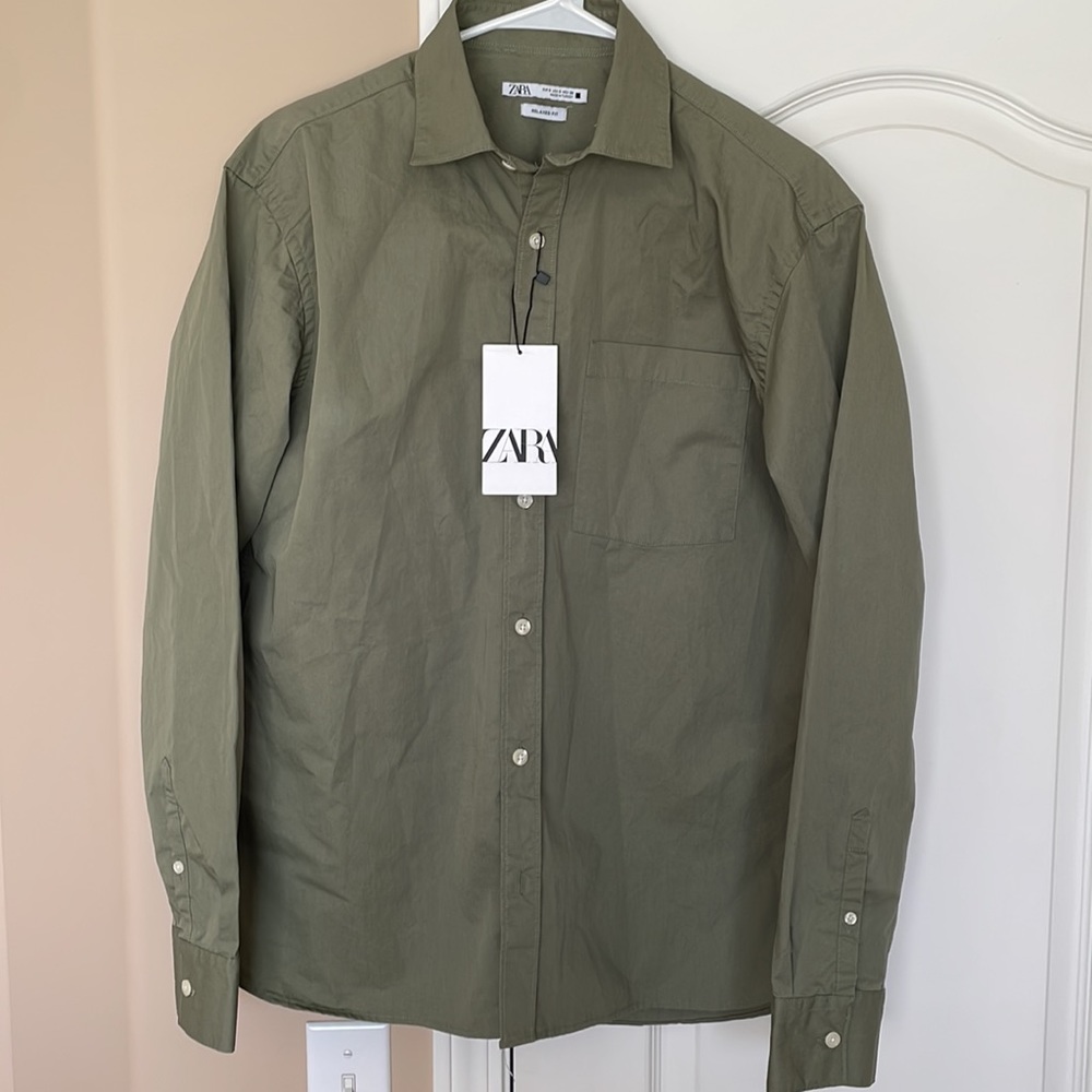 Relaxed Fit Button Up from Zara